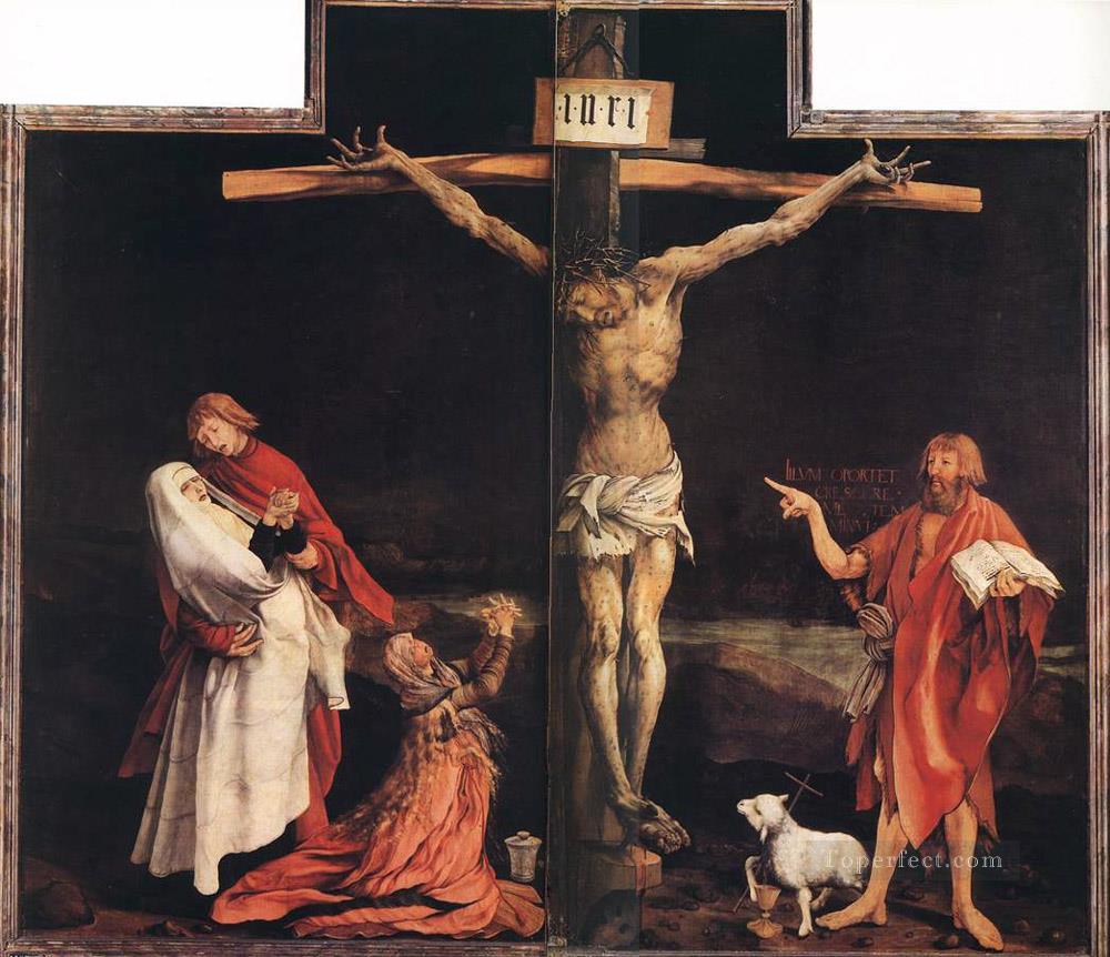 The Crucifixion religious Matthias Grunewald religious Christian Oil Paintings